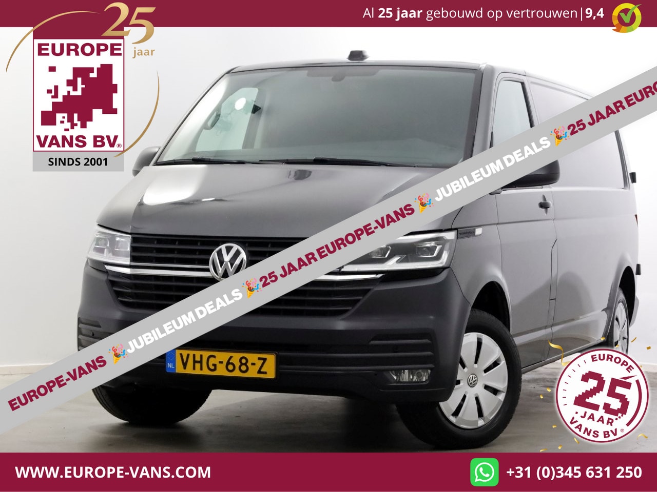 Volkswagen Transporter - T6.1 2.0 TDI 150pk Lang DSG-Automaat LED/Airco/Navi 11-2020 - AutoWereld.nl