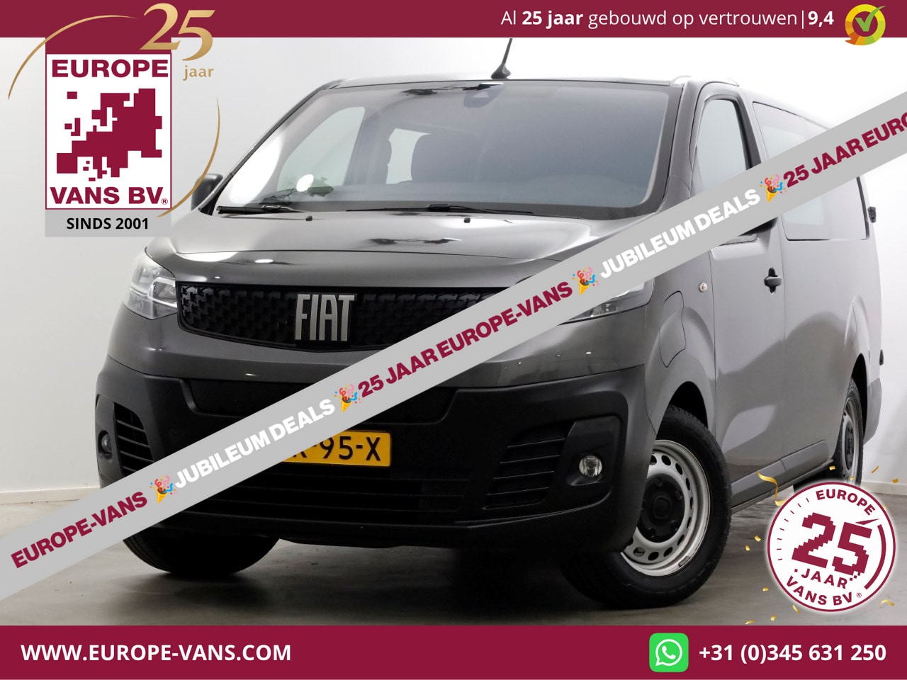 Fiat E-Scudo - 75 kWh Automaat Lang 100% Elektrisch Snellader WLTP 315km SOH 91,2% 03-2022 - AutoWereld.nl