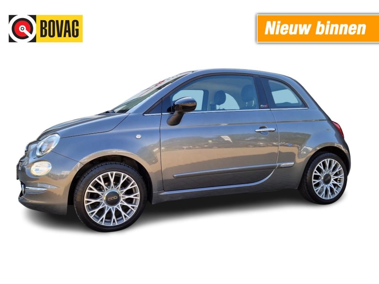 Fiat 500 - 1.2 LOUNGE Climate Control Navi Leder Multi media 16LM - AutoWereld.nl