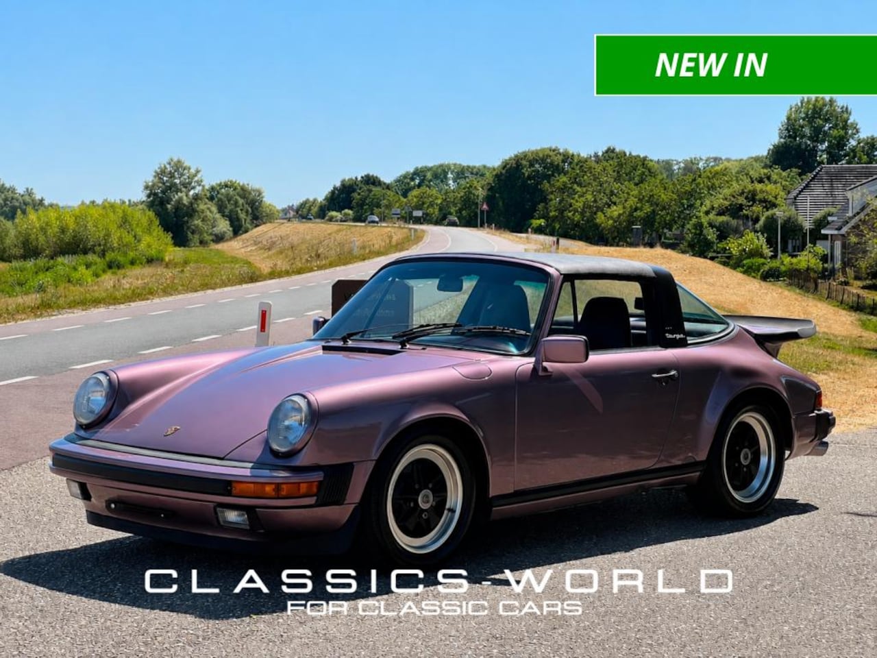 Porsche 911 Targa - 3.2 Carrera Targa G50 – Cassis Rot Metallic - Just Arrived! - AutoWereld.nl