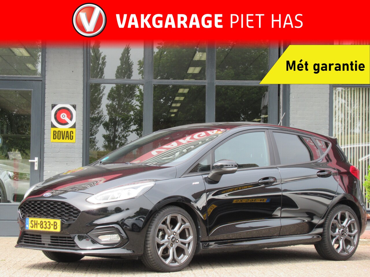 Ford Fiesta - 1.0 EcoBoost ST-Line| 100-PK| | Clima-Airco | Cruise control | Parkeersensoren | Zwarte he - AutoWereld.nl