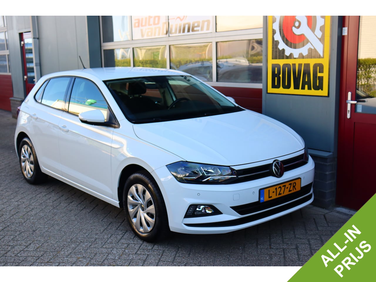 Volkswagen Polo - 1.0 TSI Comfortline O.a: Navi, Adaptive cruise, Pdc met park.hulp, Carplay, Etc... Rijkla - AutoWereld.nl
