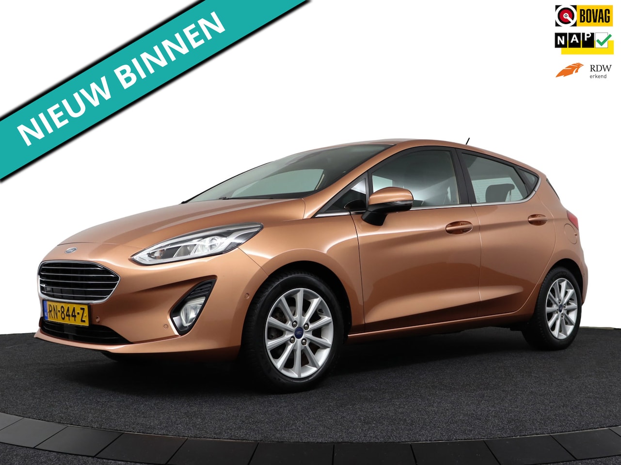 Ford Fiesta - 1.0 EcoBoost Titanium Camera/BOSE/DAB/Carplay/Navi - AutoWereld.nl