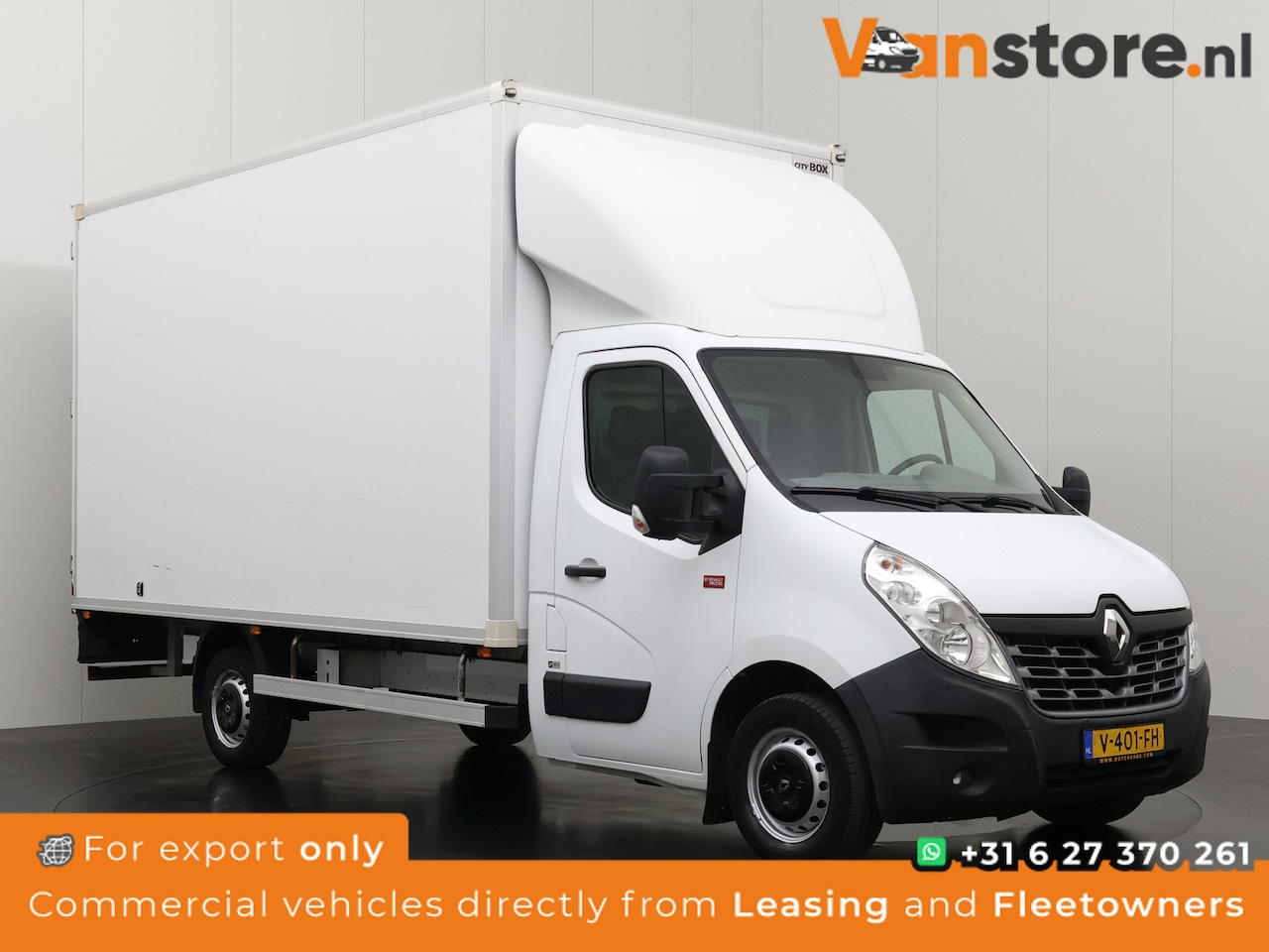 Renault Master - 2.3DCi 170PK Bakwagen+Achterdeuren | Euro 6 | Airco | Navigatie | 3-Zits - AutoWereld.nl