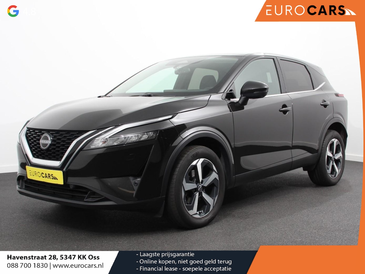 Nissan Qashqai - 1.3 MHEV Xtronic N-Connecta Navigatie Climate Control Camera 360 Led Verwarmde voorstoelen - AutoWereld.nl
