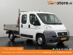 Fiat Ducato - 3.0 MultiJet Dubbele Cabine open laadbak | Kraan | Trekhaak