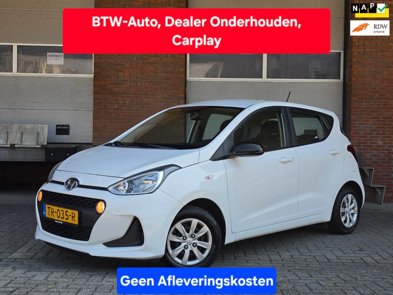 Hyundai i10 - 1.0i Comfort|Btw-Auto|Carplay|Dealer onderhouden|4 Elektrische ramen - AutoWereld.nl