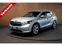Skoda Enyaq iV - 80 SOH: 91, 7% Leder Memory Camera Elektr. trekhaak Warmtepomp Navi Climate voor & achter