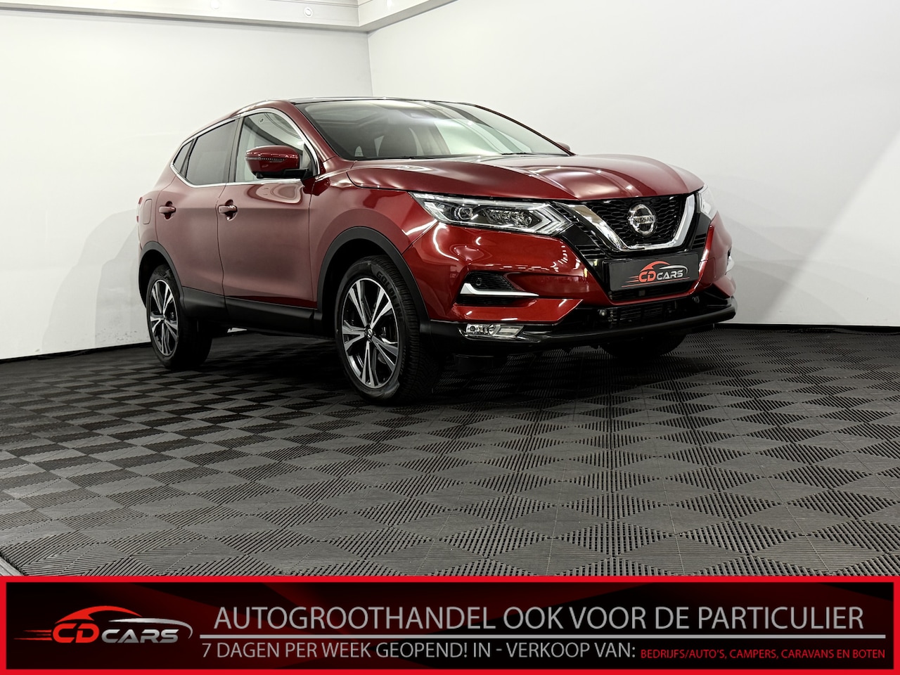 Nissan Qashqai - 1.2 N-Connecta Panoramadak, 360 Camera, Navi, Keyless start, Cruise control, Clima, Lichtm - AutoWereld.nl