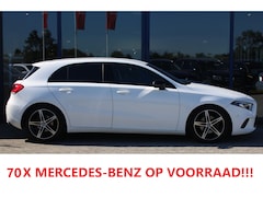 Mercedes-Benz A-klasse - 180d AUT7 Launch Edition Premium Night LEDER WIDESCREEN CAMERA NAVI 18''