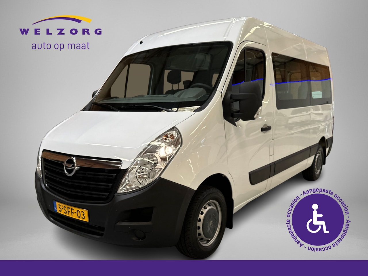 Opel Movano Combi - 2.3 CDTI L2H2 Direct leverbaar! Rolstoelbus in meerij situatie - AutoWereld.nl