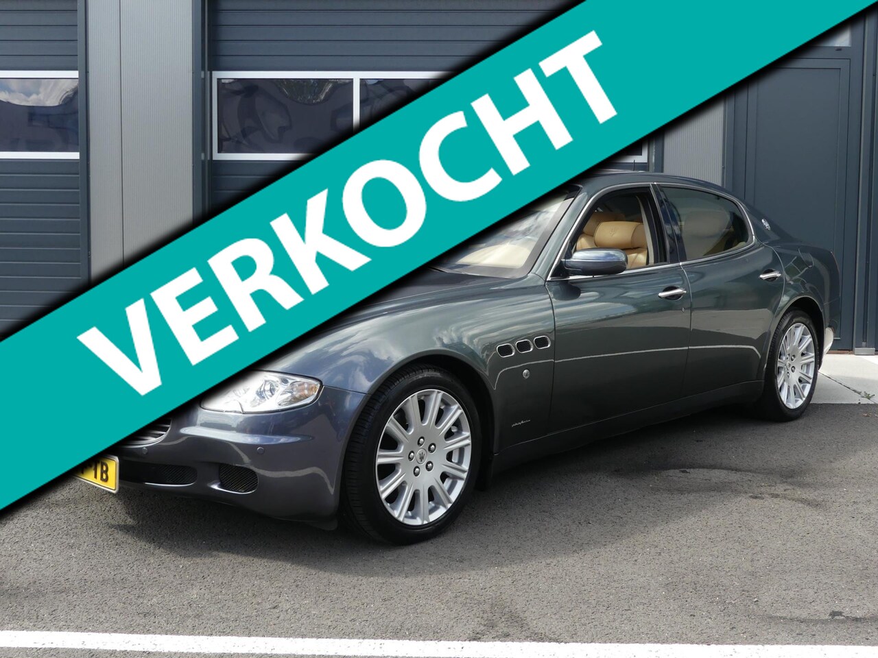 Maserati Quattroporte - 4.2 V8 401PK Duo Select YOUNGTIMER Navi Schuifdak Leder Bose Xenon Lage km stand 2 Sleutel - AutoWereld.nl