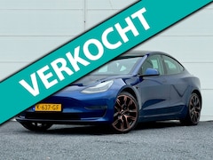 Tesla Model 3 - Long Range AWD SOH 88% Org NL FSD Pano Warmtepomp 360 Camera 20 Inch Memory seats Leer Dod