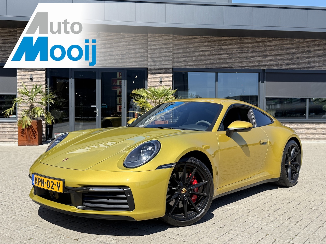 Porsche 911 - 992 3.0 Carrera S / 450 PK / Paint to Sample / PTS Yellow Storm / 18-way Seats / BOSE / Ra - AutoWereld.nl