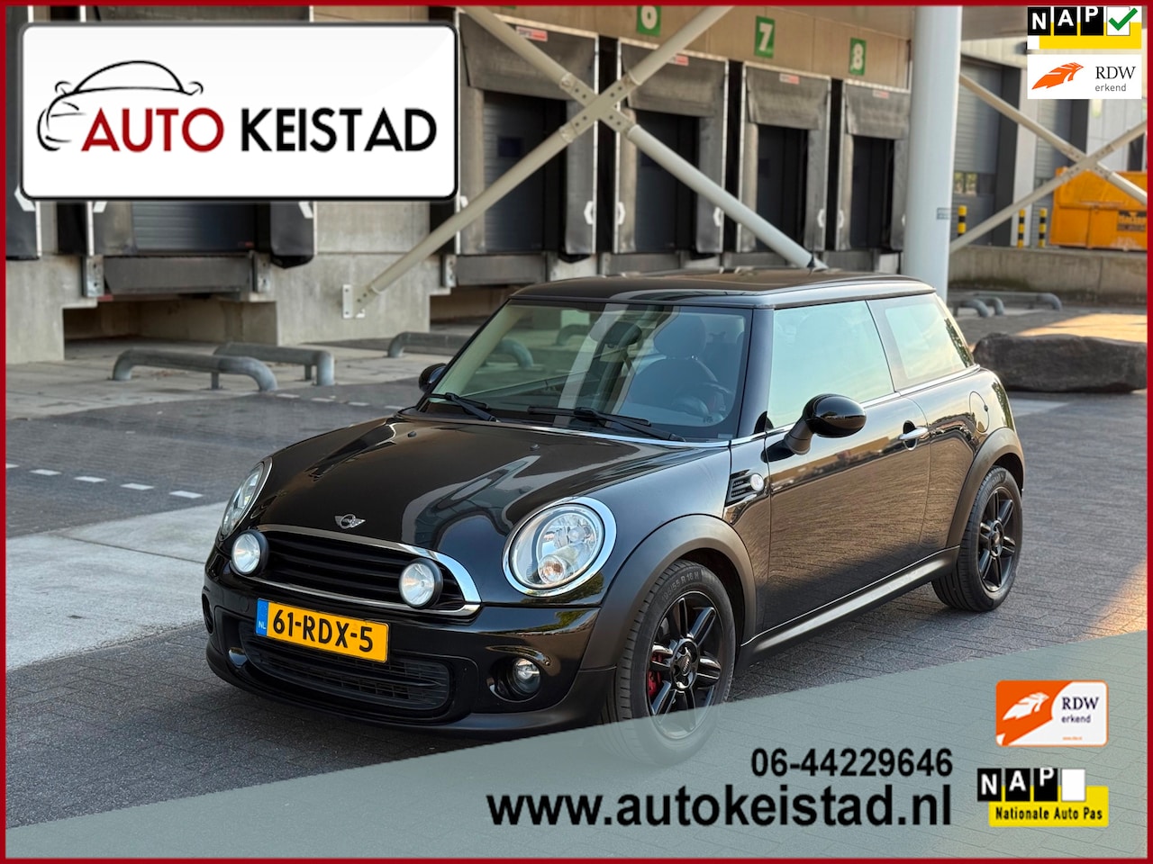 MINI 3-Deurs - 1.6 One MINIMALIST LEDER/AIRCO/CRUISE! NETTE STAAT! - AutoWereld.nl