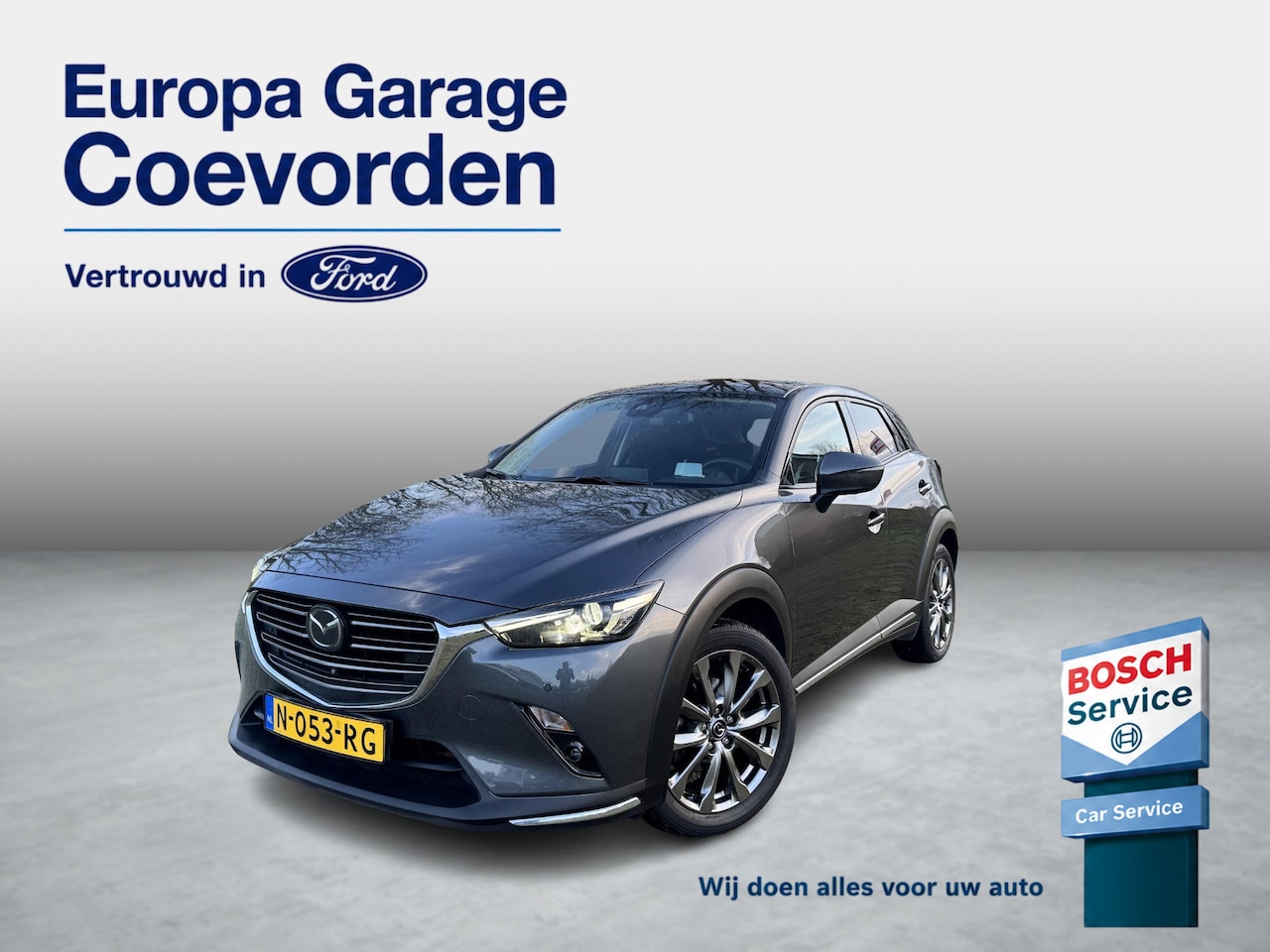 Mazda CX-3 - 2.0 SkyActiv-G 121 Signature Automaat | BOSE | LEDER | 360 CAMERA | BLINDSPOT | - AutoWereld.nl