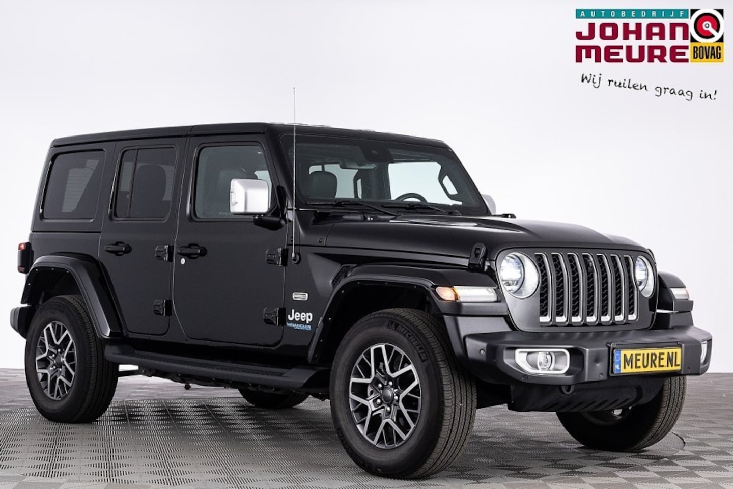 Jeep Wrangler Unlimited - 380 4xe OVERLAND 4WD PHEV | LEDER | TREKHAAK - AutoWereld.nl