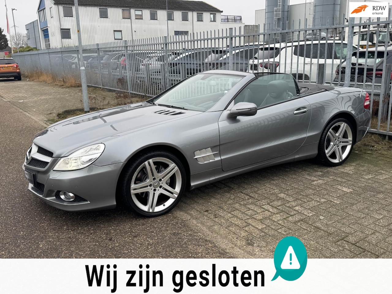 Mercedes-Benz SL-klasse Cabrio - 350 315PK Facelift Harman Kardon Zeer nette auto! - AutoWereld.nl