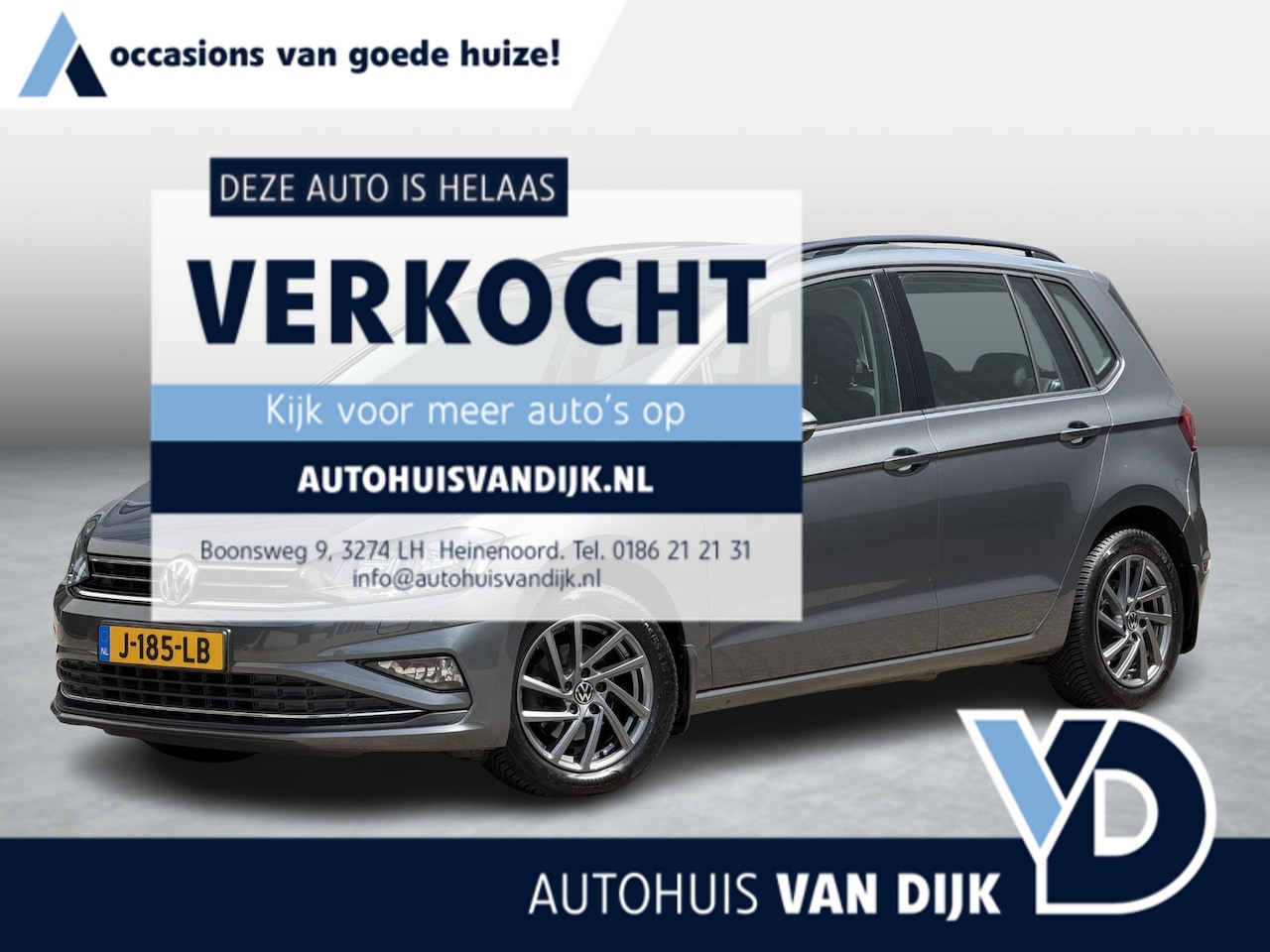 Volkswagen Golf Sportsvan - 1.0 TSI Highline | Carplay/Adapt.Cruise/Camera/Navi/PDC - AutoWereld.nl