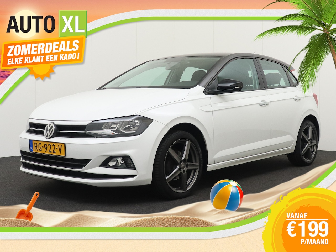 Volkswagen Polo - 1.0 5-Drs Sport Edition Facelift Trekhaak Cruise Multimedia LED - AutoWereld.nl