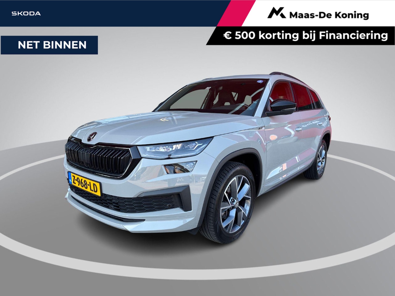 Skoda Kodiaq - 1.5 TSI 150pk DSG Sportline Business 7p. · Camera · Inklap. Trekhaak · Keyless · Elek. Bes - AutoWereld.nl