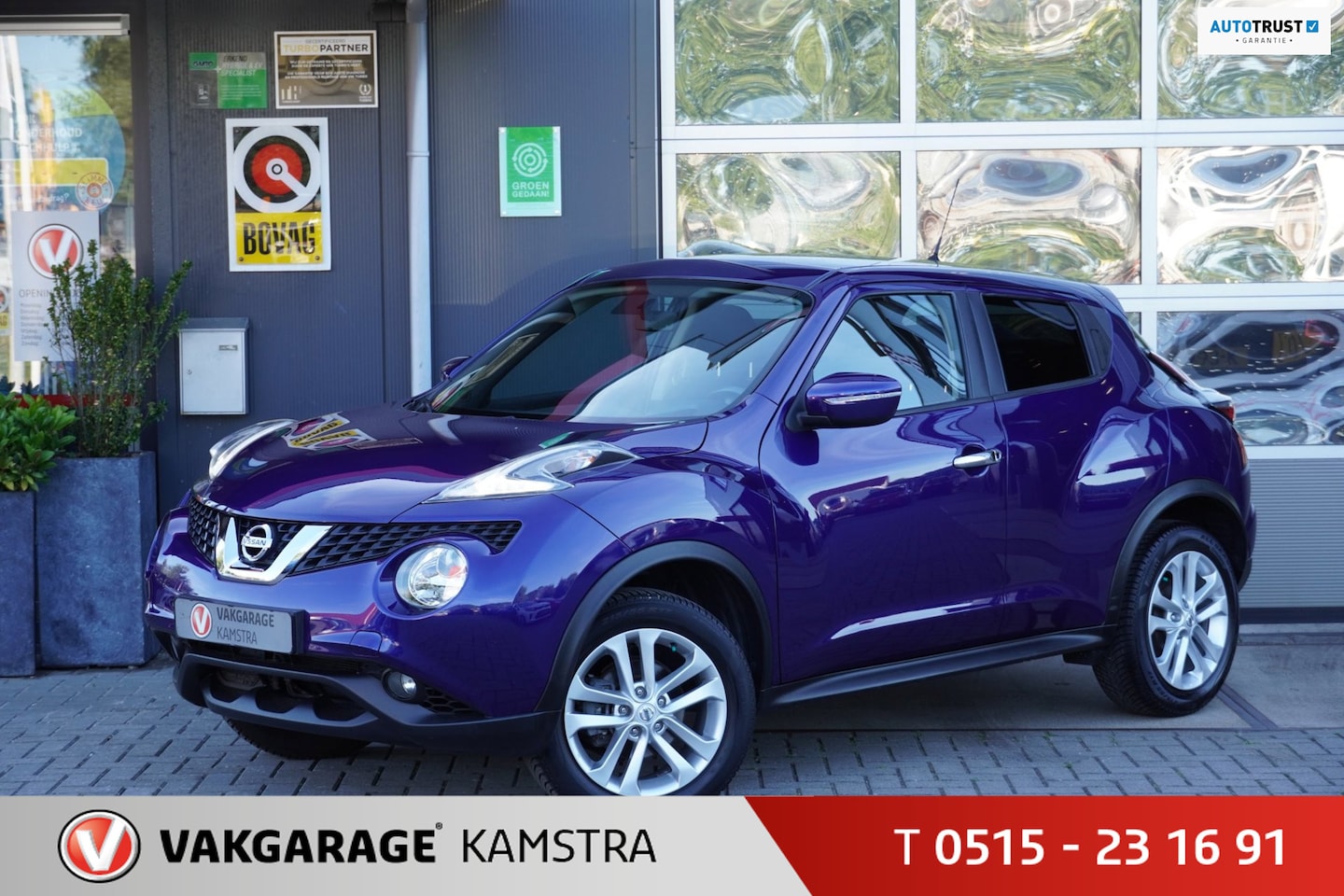 Nissan Juke - 1.6 N-Connecta Clima/Cruise/Navi/Camera/Trekh. - AutoWereld.nl