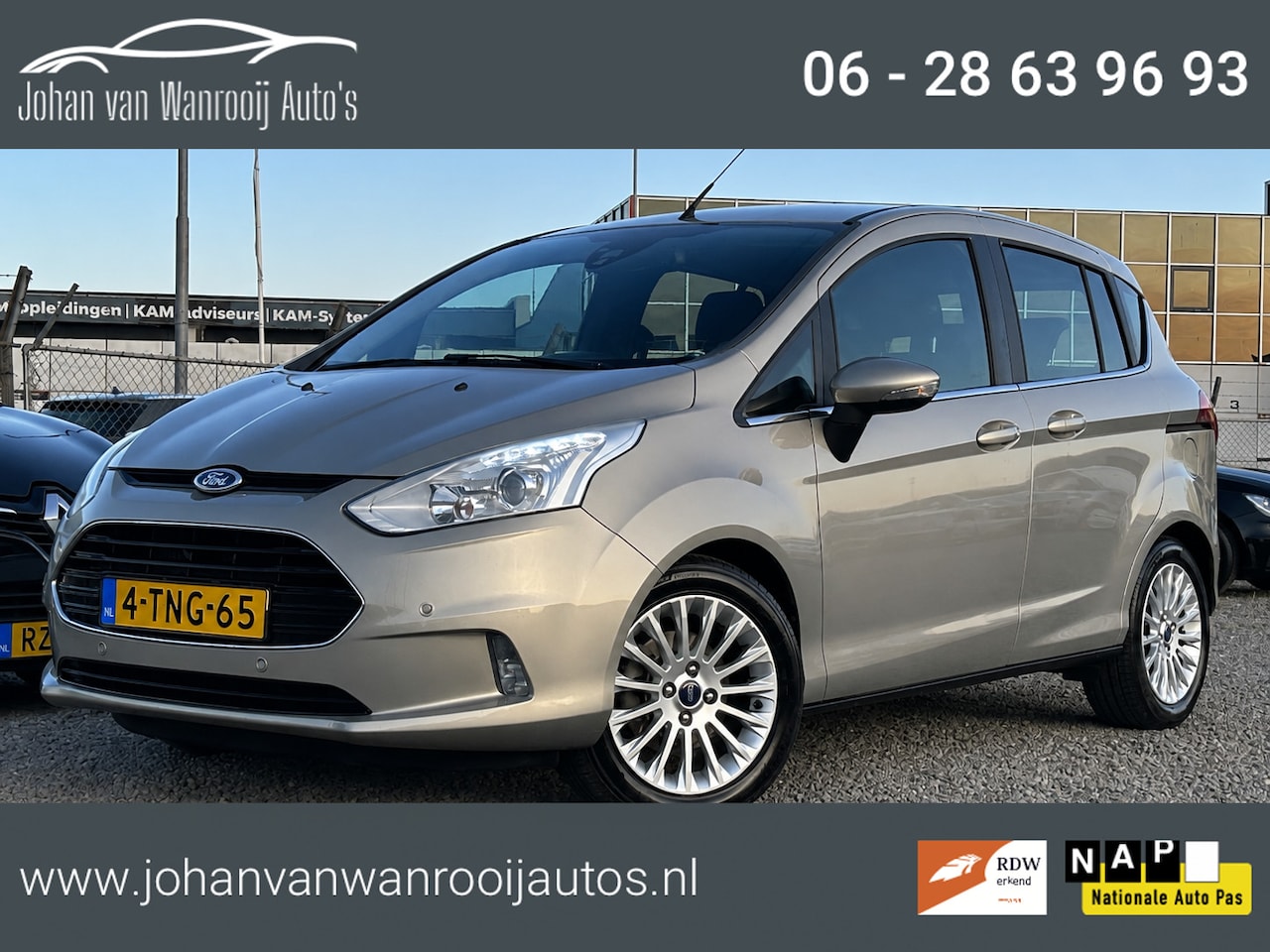 Ford B-Max - 1.0 EcoBoost Titanium/DISTR V.V CAMERA/NAVI/NW APK - AutoWereld.nl