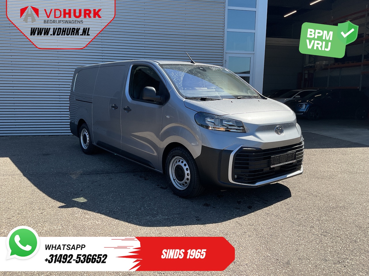 Toyota ProAce Electric Worker - L3 75 kWh 350 km WLTP Adapt.Cruise/ Stuurverw./ Snellader/ Carplay/ Camera/ PDC/ Airco - AutoWereld.nl