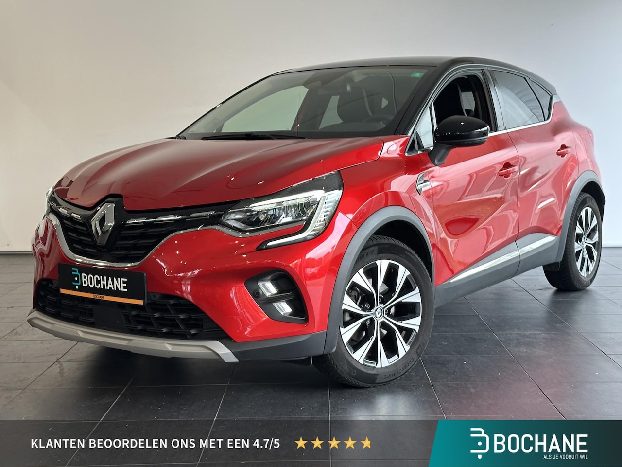 Renault Captur - 1.6 E-Tech full hybrid 145 techno TREKHAAK | ALL-SEASON BANDEN | ACHTERUITRIJCAMERA | PARK - AutoWereld.nl