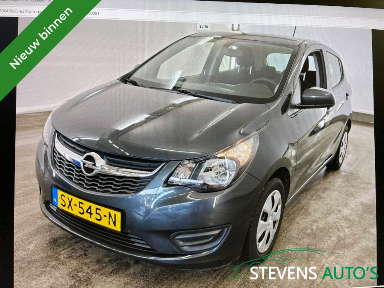 Opel Karl - 1.0 ecoFLEX Edition NIEUWE APK / AIRCO / CRUISE / ELEK.RAMEN+SPIEGELS - AutoWereld.nl