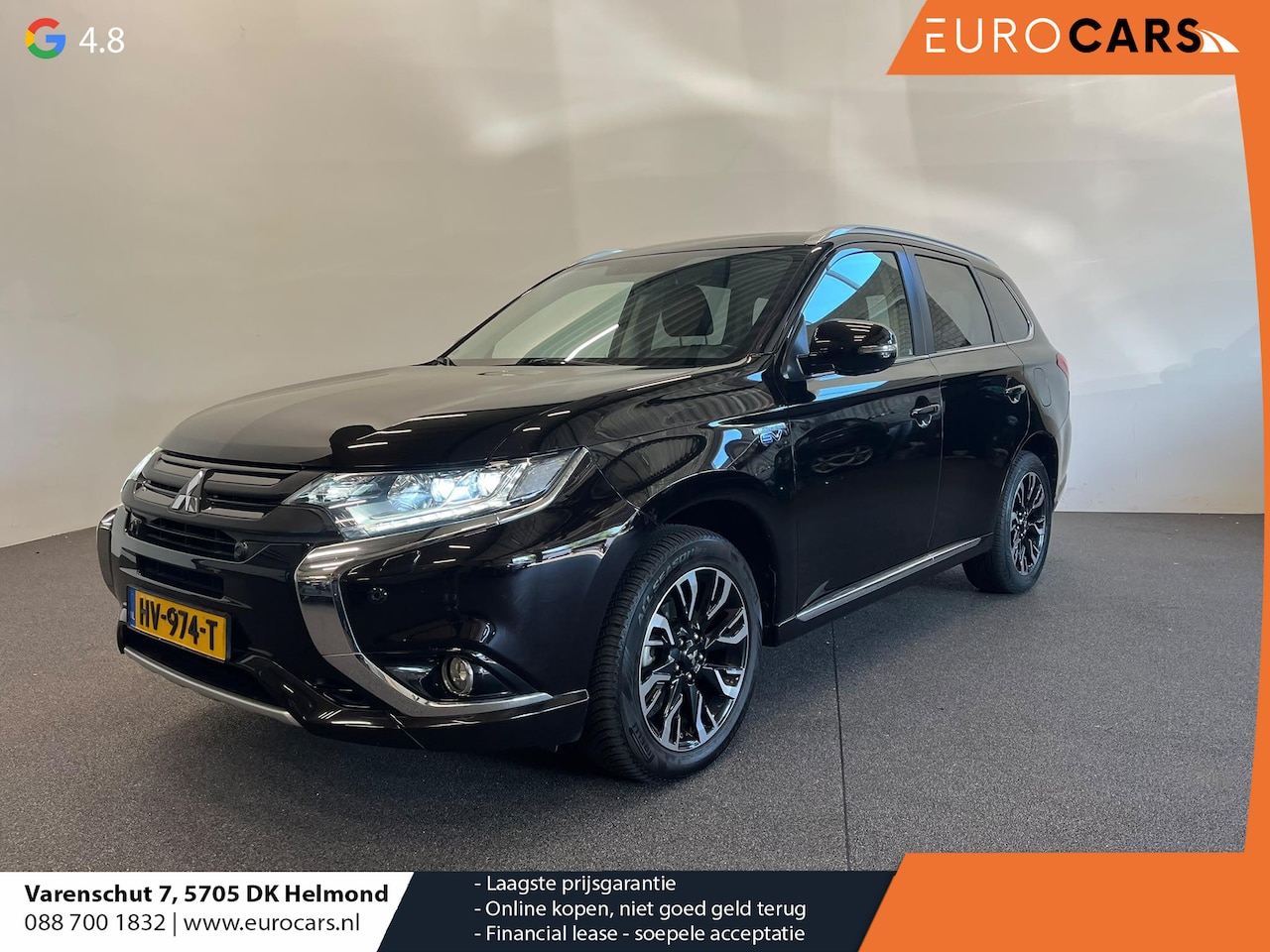 Mitsubishi Outlander - 2.0 PHEV instyle Leder 360 Camera Cruise Control Navigatie Keyless Entry Climate Control - AutoWereld.nl