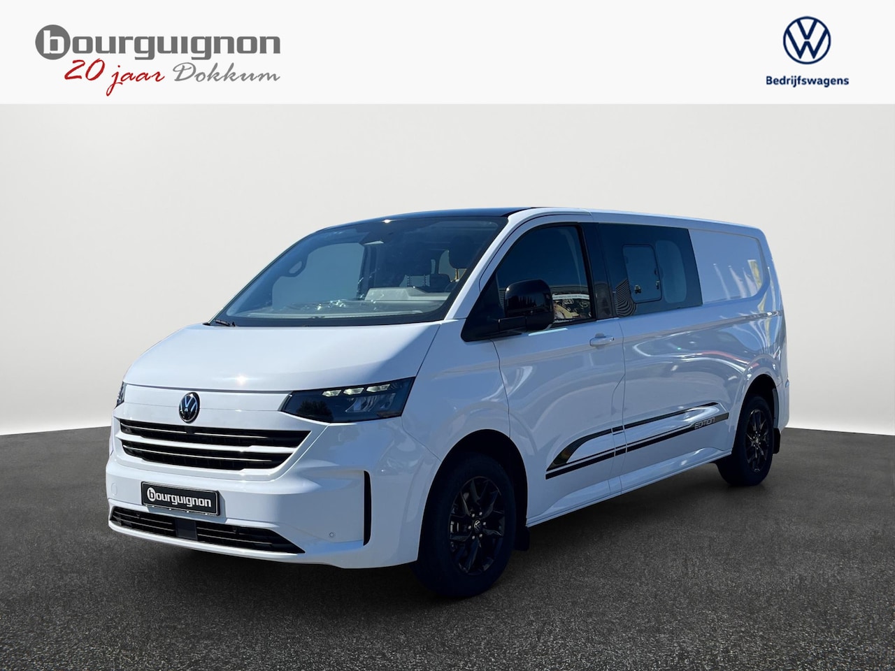 Volkswagen e-Transporter - Edition | UNIEK! | Dubbele cabine | 6zits | Trekhaakvoorbereiding | Side Assist | - AutoWereld.nl