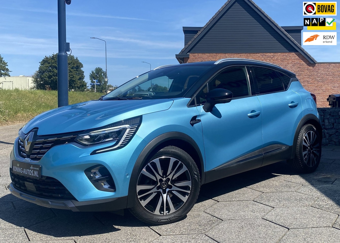 Renault Captur - 1.6 E-Tech Plug-in Hybrid 160 Initiale Paris/ Leder/ Bose/ Adaptive CC/ full option/ 1e ei - AutoWereld.nl