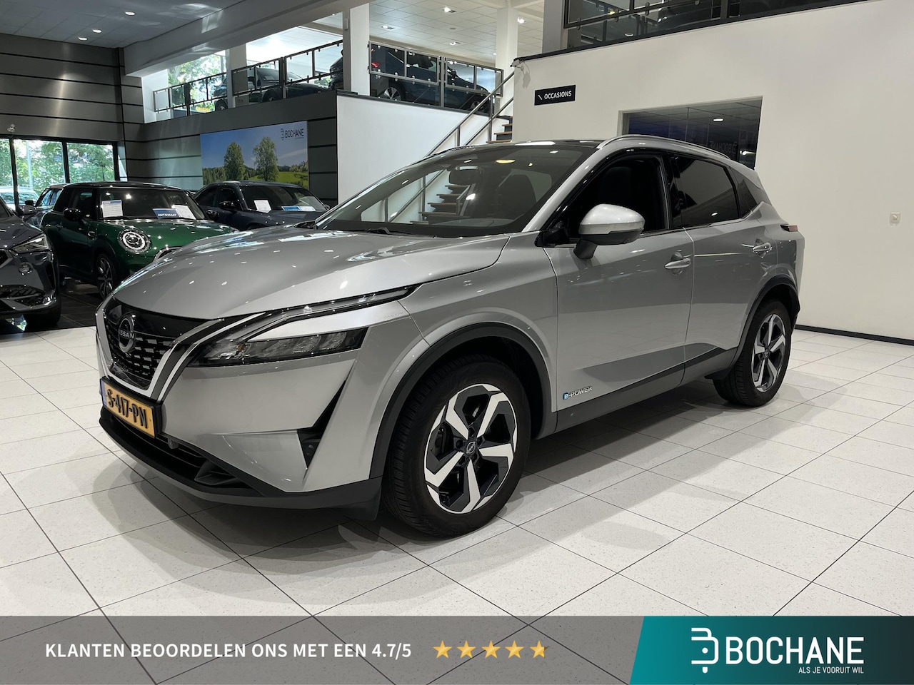 Nissan Qashqai - 1.5 e-Power N-Connecta | Panoramadak | 360 Camera | Navigatie | Adaptieve Cruise control | - AutoWereld.nl