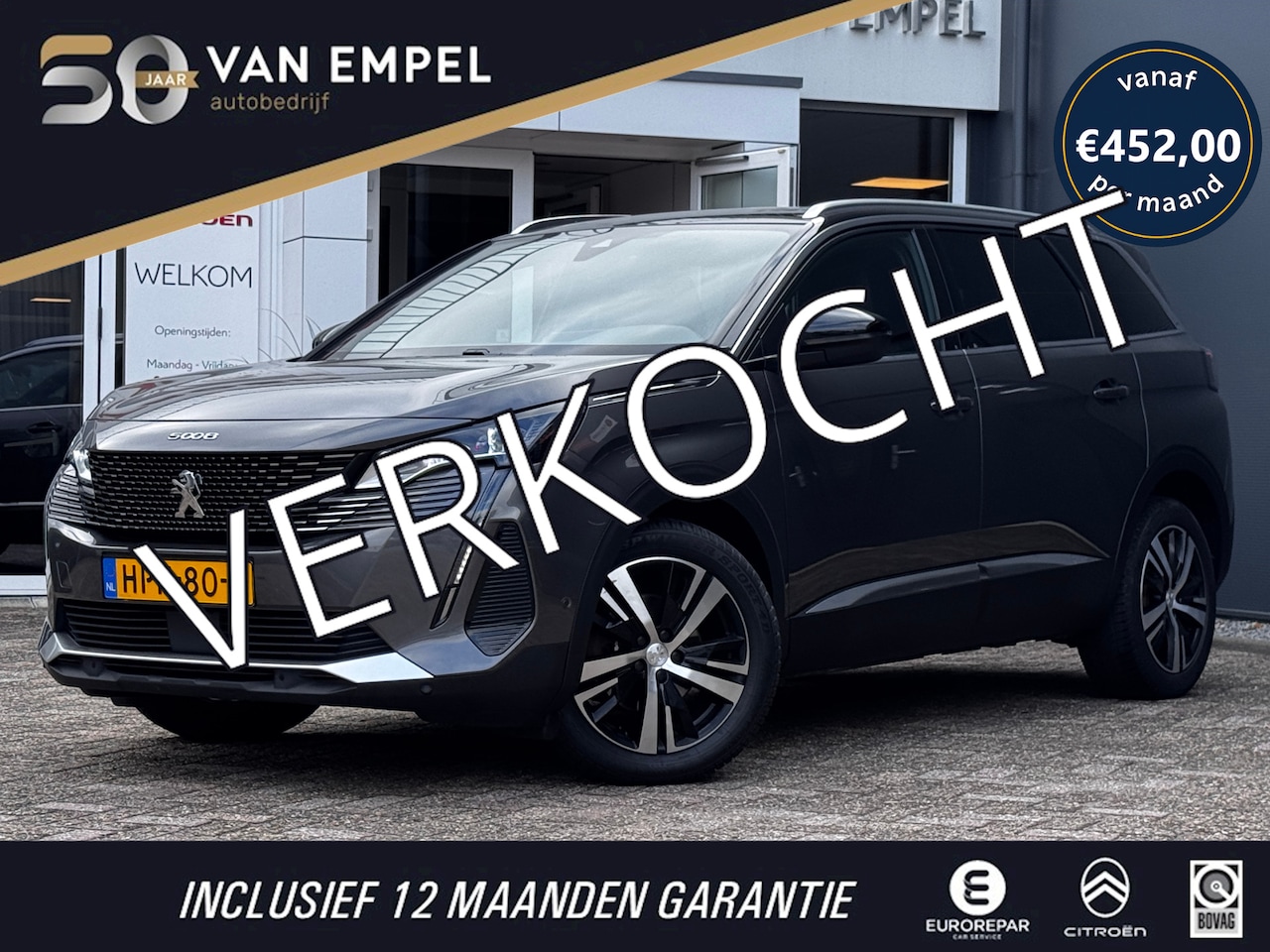 Peugeot 5008 - PT180 pk GT Automaat 7P. | Trekhaak | Camera | Elek. Achterklep | Adaptive Cruise - AutoWereld.nl