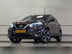 Nissan Qashqai - 1.3 DIG-T Tekna + 360 Camera Stoel massage Navi 19"LM velgen