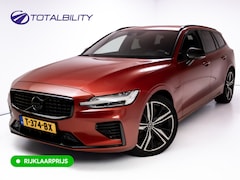 Volvo V60 - 2.0 T8 Twin Engine AWD R-Design | Stoel-, Stuur- & Achterbank verw. | Elec. trekhaak | 360