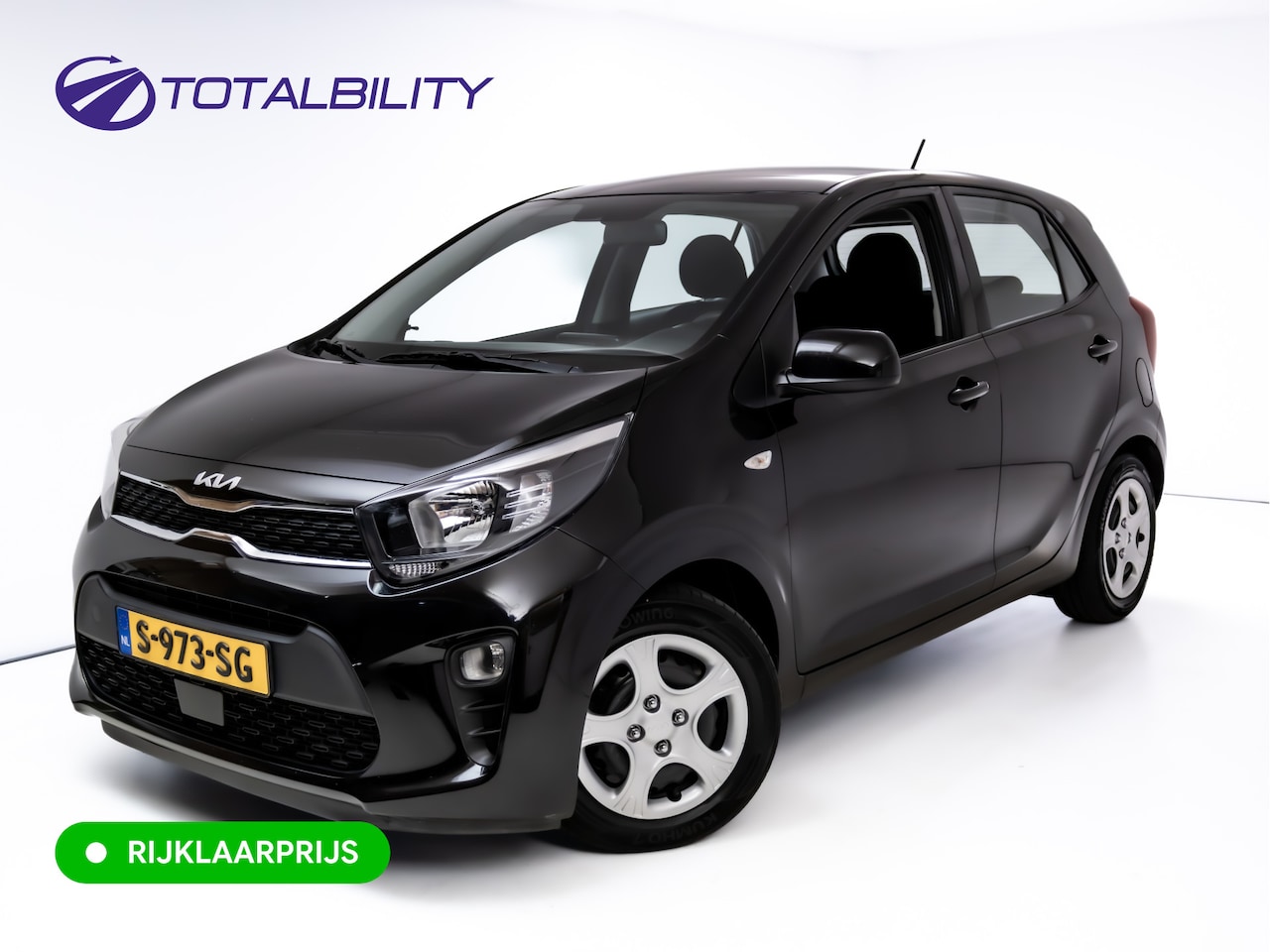Kia Picanto - 1.0 DPi ComfortLine | Cruise control | Airco | DAB | Carkit | Dealeronderhouden | Zwart | - AutoWereld.nl