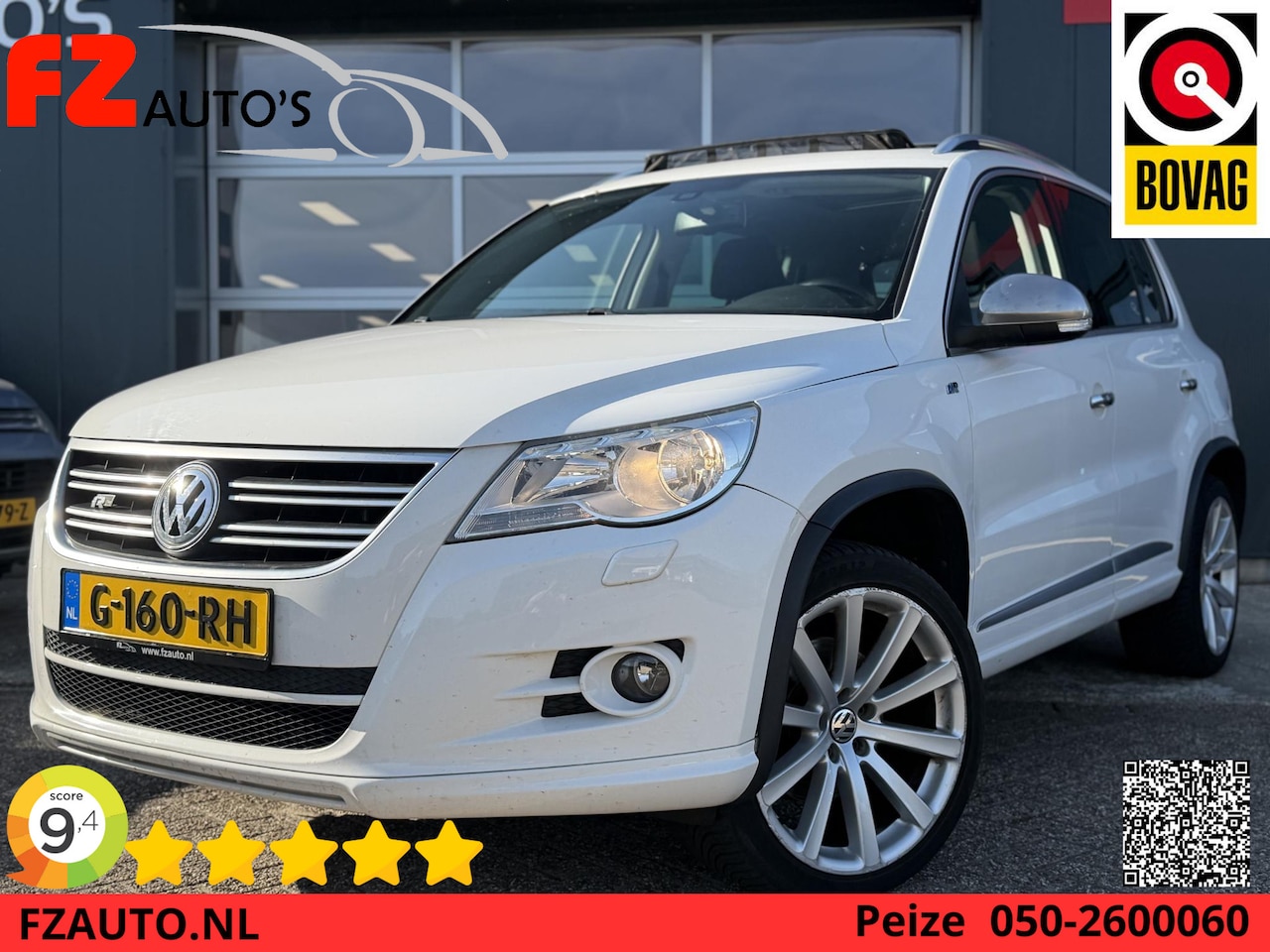 Volkswagen Tiguan - 2.0 TSI Sport&Style 4Motion Automaat - Schuif/Kanteldak - Achteruitrijcamera - Trekhaak - AutoWereld.nl