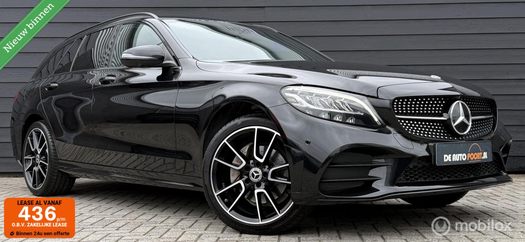 Mercedes-Benz C-klasse Estate - 200 4MATIC AMG Line Burmester/LED/Winterpack - AutoWereld.nl