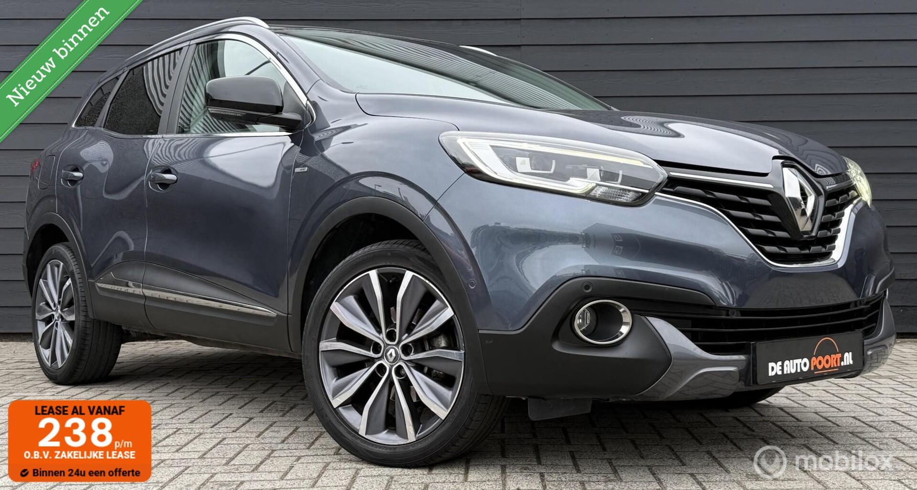 Renault Kadjar - 1.2 TCe Bose Automaat Pano.dak/Clima/Cruise/PDC/LED - AutoWereld.nl
