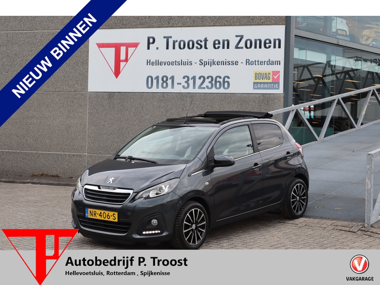 Peugeot 108 - 1.0 e-VTi Active TOP! Automaat/Open dak/Airco/Bluetooth/Elektrische ramen/Multifunctioneel - AutoWereld.nl