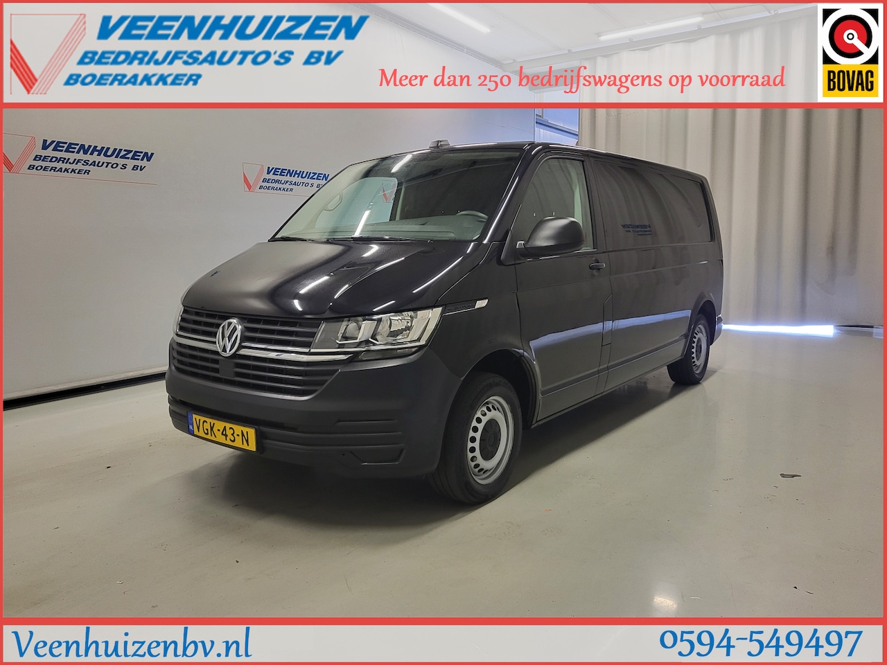 Volkswagen Transporter - 2.0TDI 150pk L2/H1 Automaat Euro 6! - AutoWereld.nl