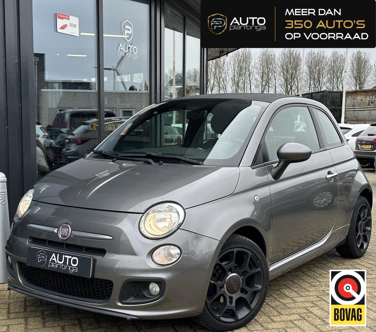 Fiat 500 C - 0.9 TwinAir Rock 86PK | Cabrio | Specialist in cabrio rijden! | Nieuwe APK | Airco | Parke - AutoWereld.nl