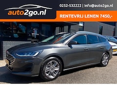 Ford Focus Wagon - 1.0 AUT7 ECOBOOST HYBRID TITANIUM LEDER NAVI CAMERA DIGI-DASH APPLE-CARPLAY LED LMV PDC