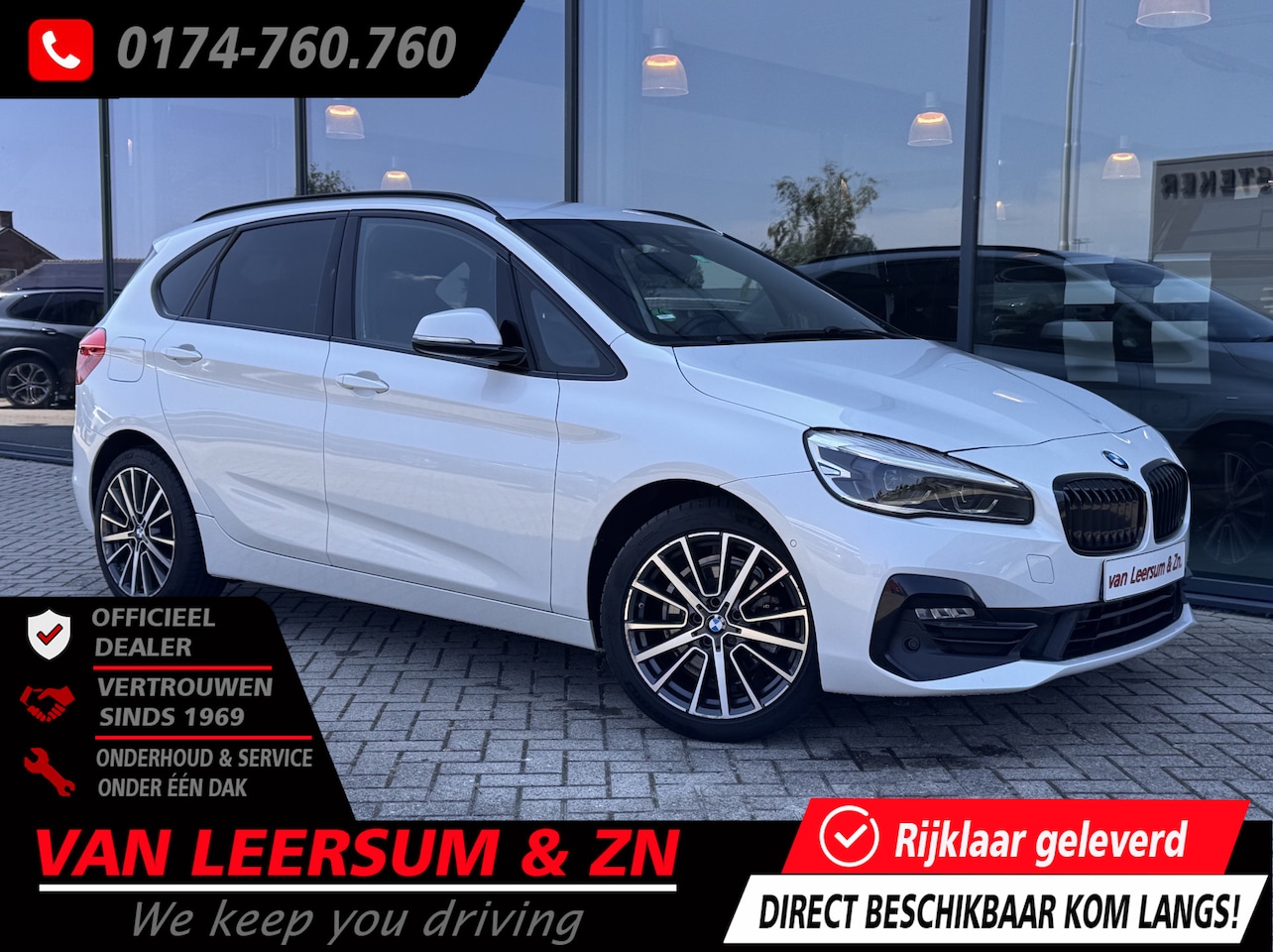 BMW 2-serie Active Tourer - 220i High Executive | Sport Line | Head-up| DAB+ | LED - AutoWereld.nl