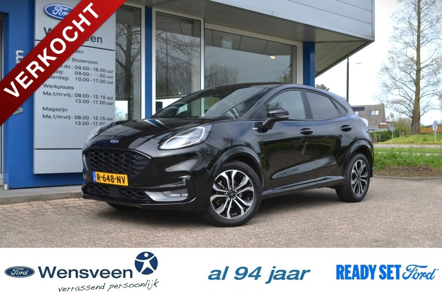 Ford Puma - 1.0T 125pk ECOBOOST Hybrid ST-Line X | winter pack, trekhaak - AutoWereld.nl