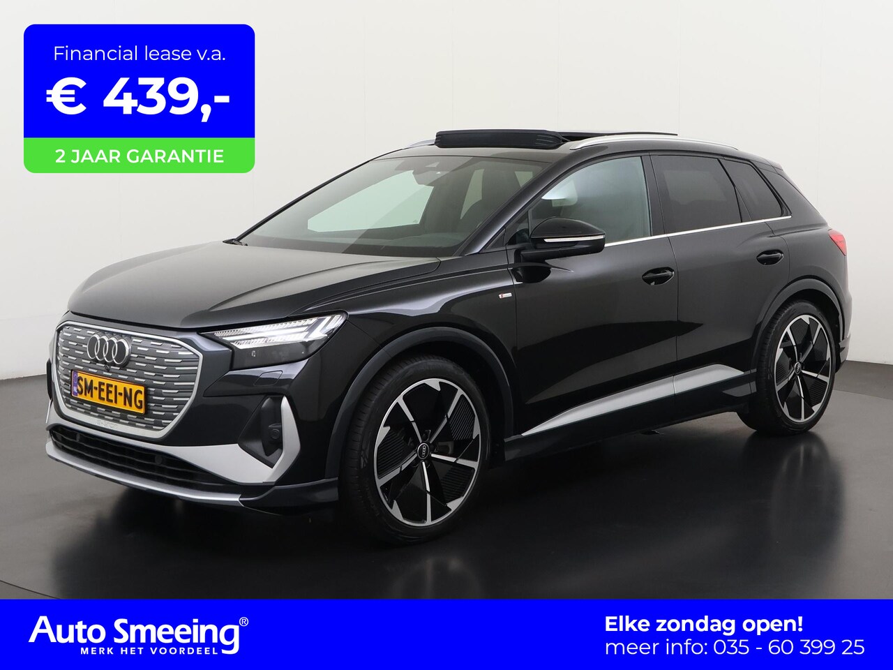 Audi Q4 e-tron - 40 S-Line 77 kWh | SOH 92% | Panoramadak | Sonos Sound | Nappa Leder | Zondag Open! - AutoWereld.nl