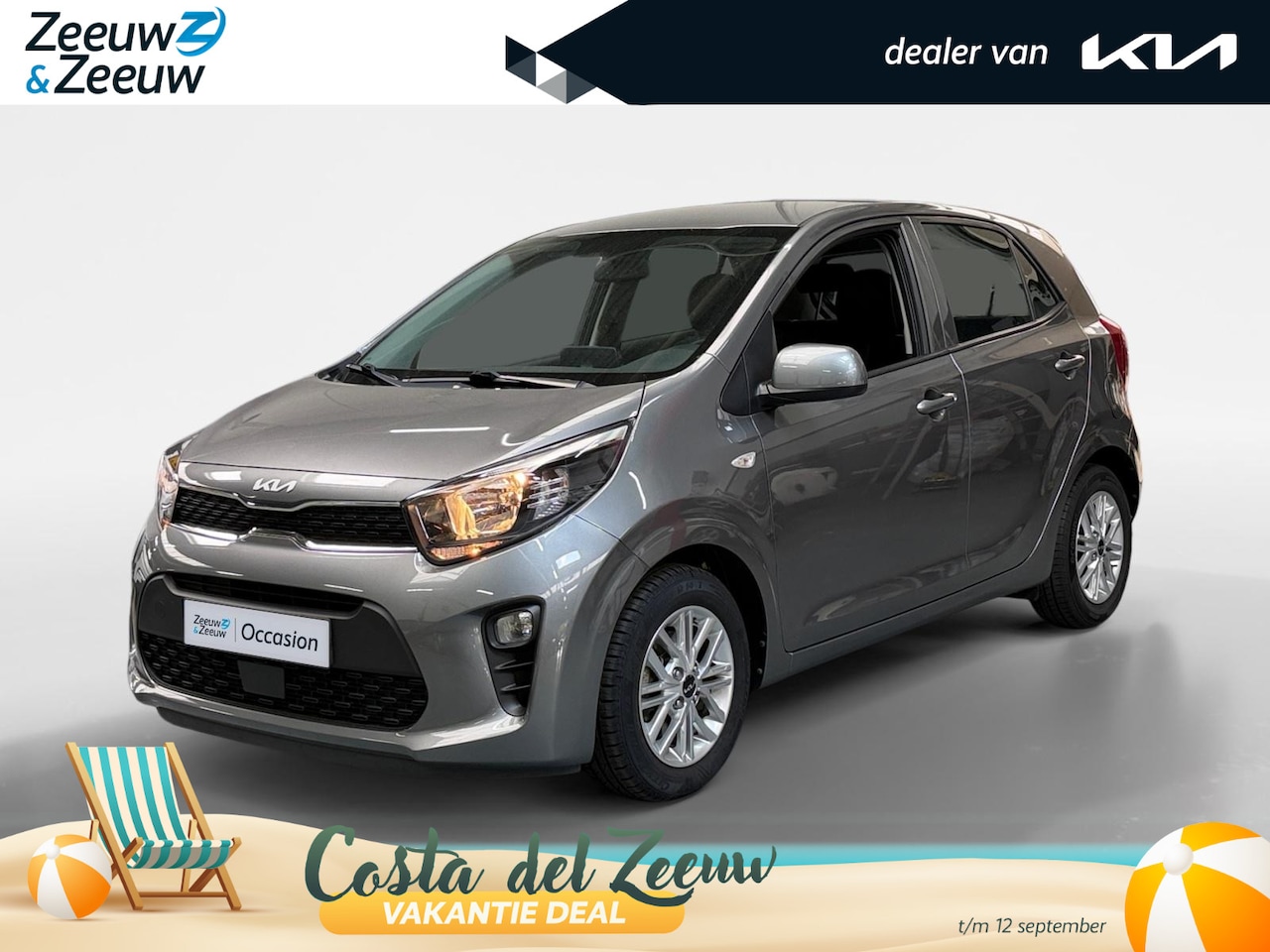 Kia Picanto - 1.0 DPi DynamicLine RESTERENDE FABRIEKSGARANTIE T/M 2033 | Apple Carplay / Android Auto | - AutoWereld.nl