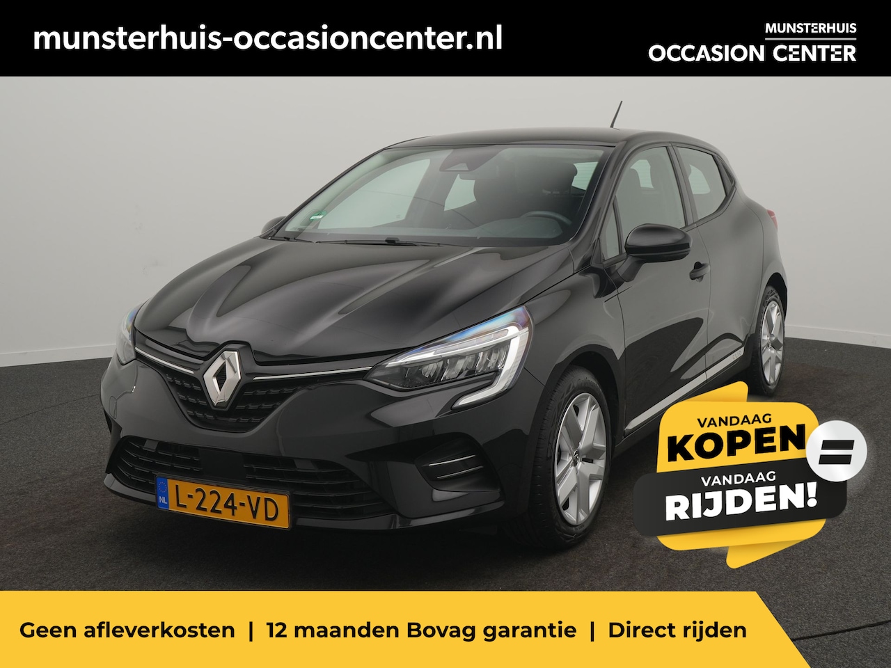 Renault Clio - TCe 90 Bi-Fuel Zen - RIJKLAARPRIJS - LPG-G3 - 1e Eigenaar - Cruise Control - Dealeronderho - AutoWereld.nl